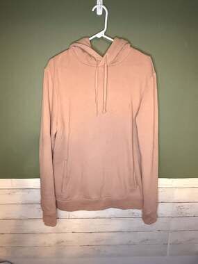 AllSaints Raven Pullover Men’s Large Hoodie‎ in Dusty Pink